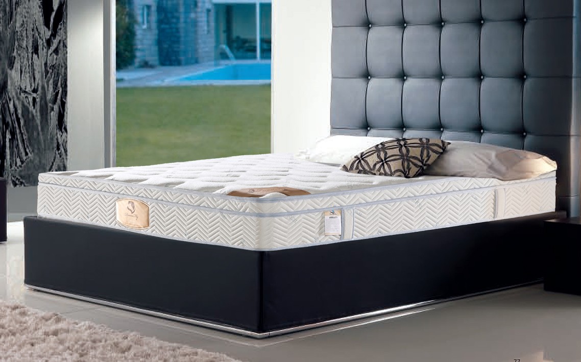 Luxurious Dual Side Pocket Spring Mattress with Latex Pillowtop